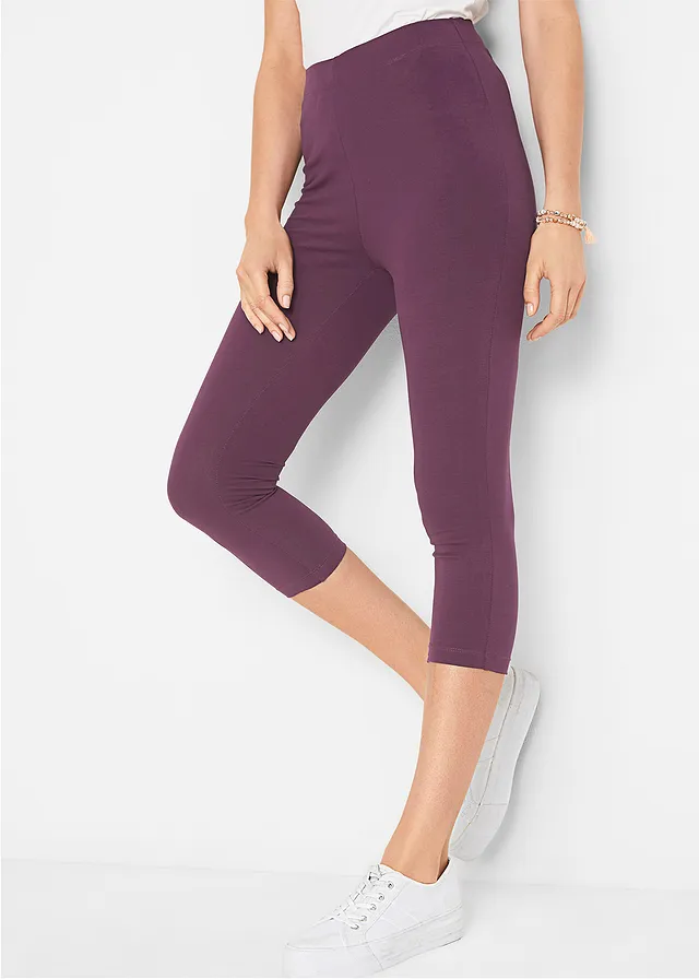 Legging corsaire à taille extensible, Couleur: sureau
