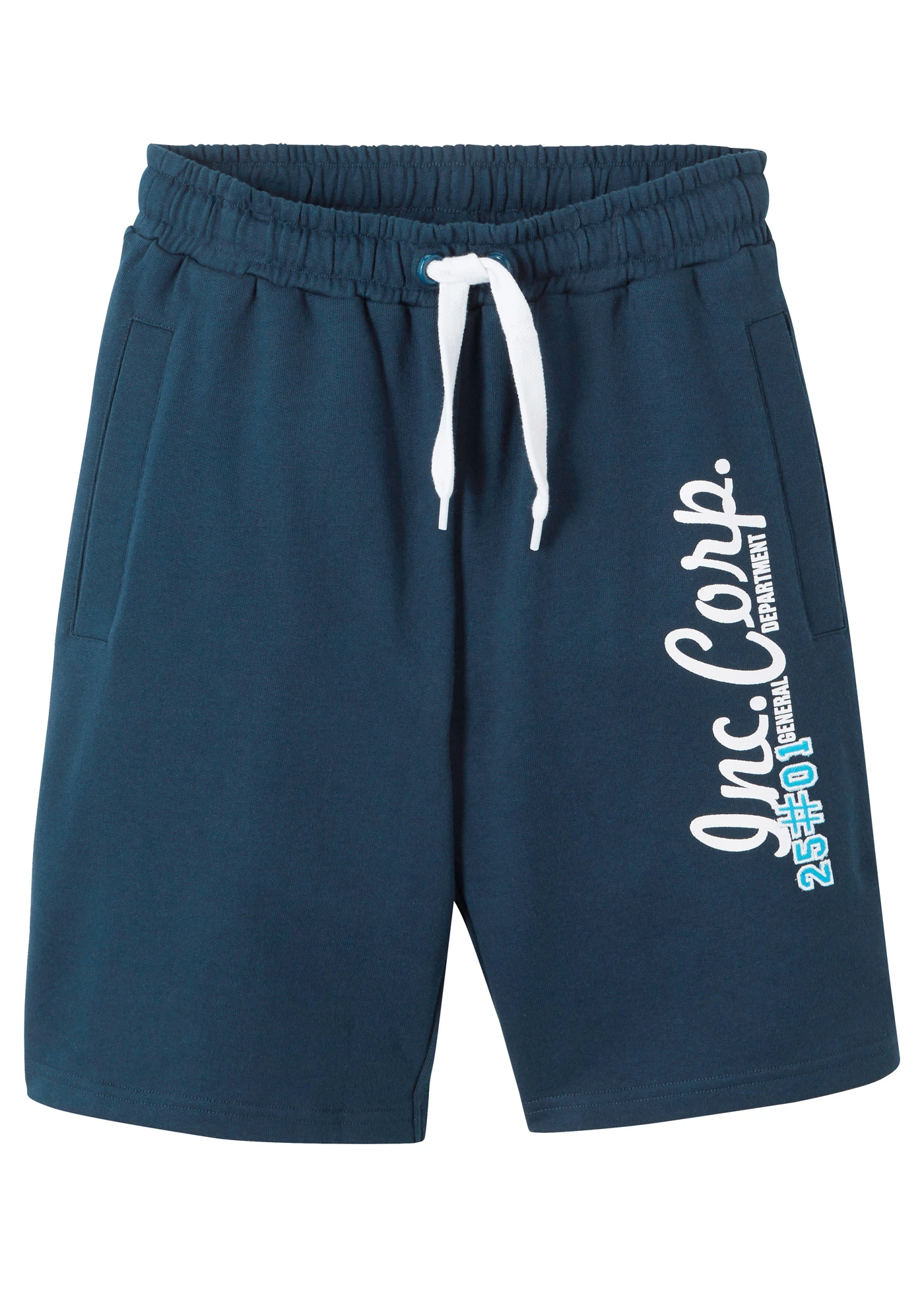 Teplákové bermudy z čisté organické bavlny • tmavě modrá • bonprix obchod