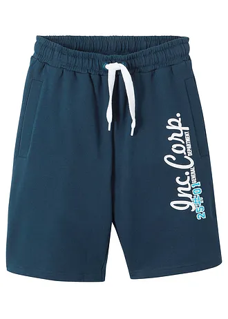 Teplákové bermudy z čisté organické bavlny • tmavě modrá • bonprix obchod
