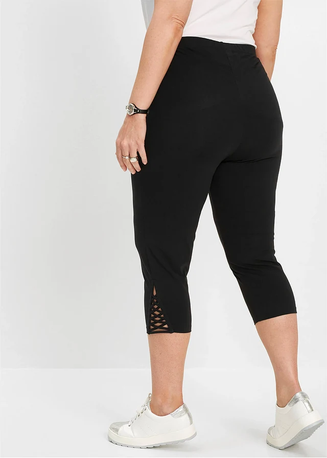 Legging 3/4, Couleur: noir