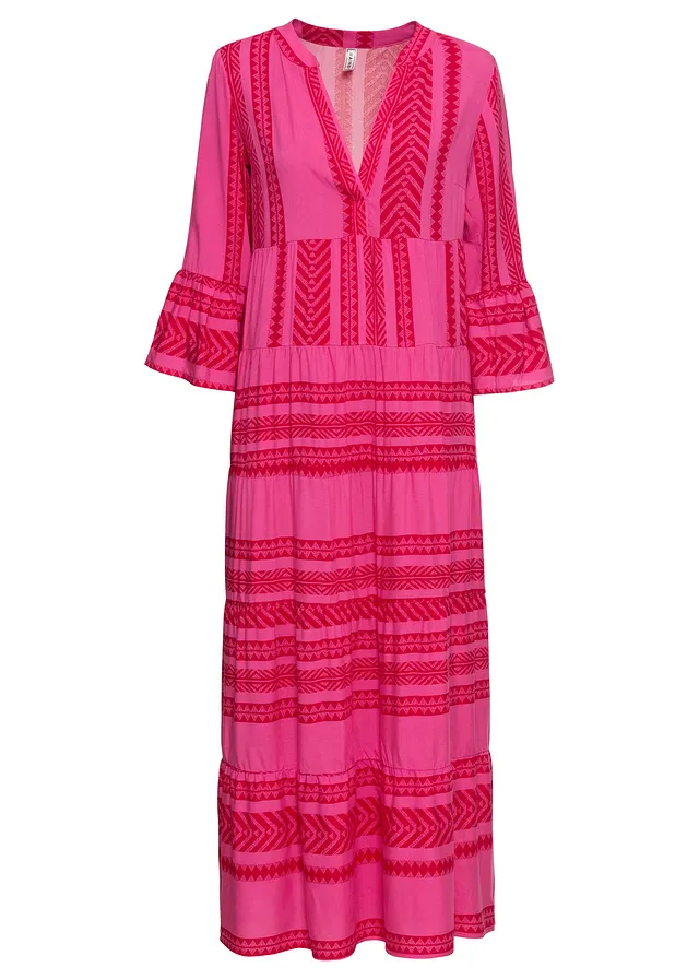 Rochie maxi din viscoză fluidă