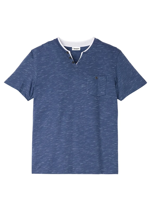 T-shirt 2 en 1 chiné