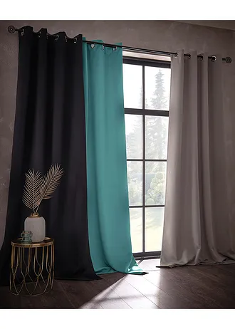 Sötétítő függöny, több méretben (1 darab) • fekete • bonprix áruház