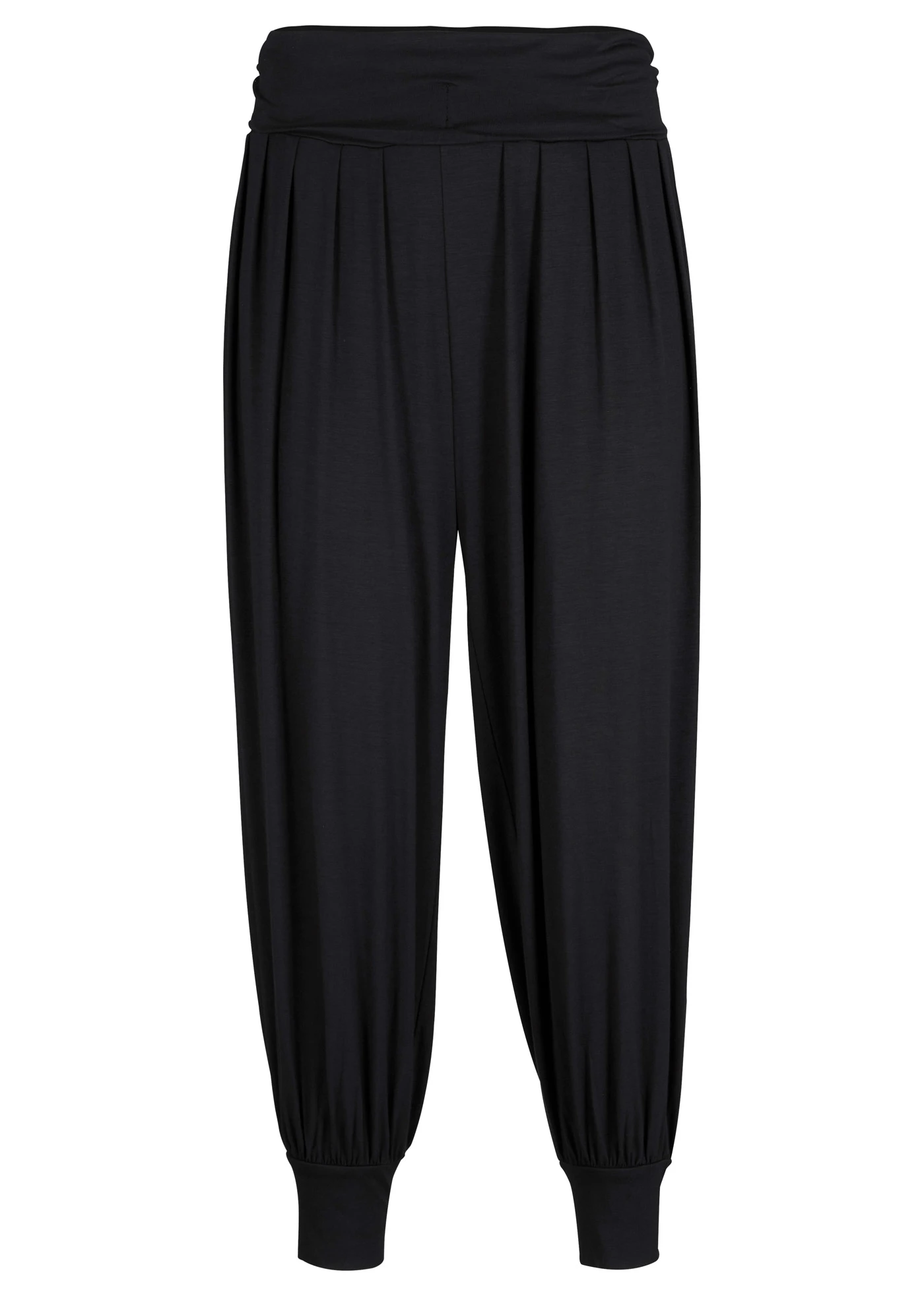 Harémové kalhoty z měkké viskózové směsi • černá • bonprix obchod