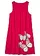 Chemise de nuit 100% coton, Couleur: rouge grenat imprimé
