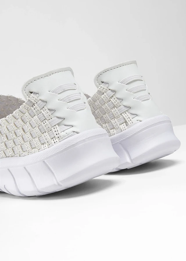Chaussures confortables à semelle flexible, Couleur: blanc