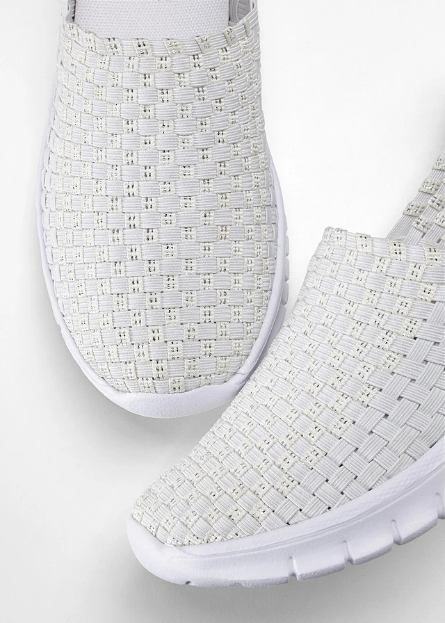Chaussures confortables à semelle flexible, Couleur: blanc