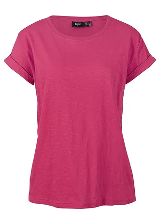 Boxy shirt, Kleur: bessenrood