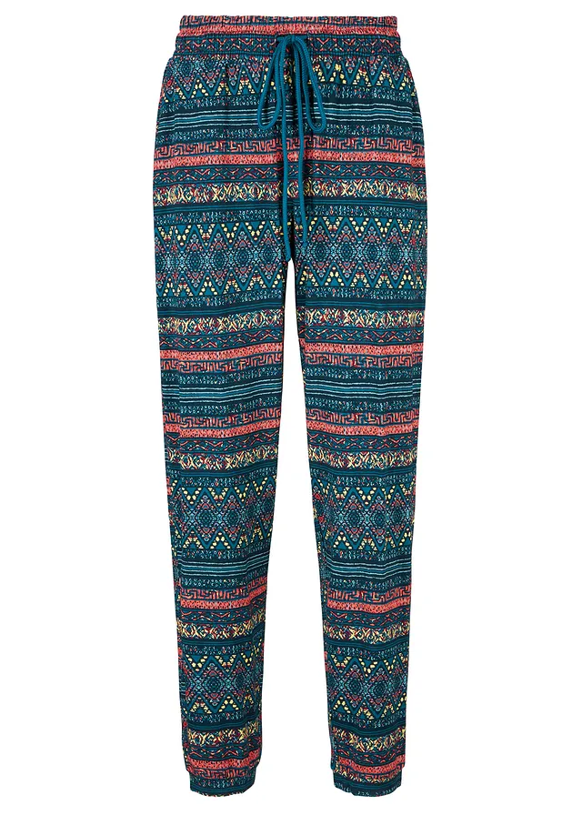 Pantaloni jerse din amestec moale de viscoză
