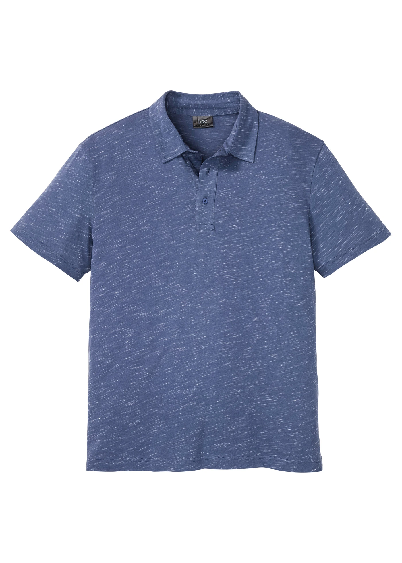 Tricou polo cu mânecă scurtă • indigo melanj • magazin bonprix