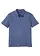 Poloshirt, korte mouw, Kleur: indigo gemêleerd