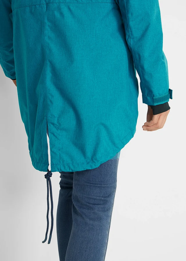 Outdoor parka, waterdicht • zeeturkoois gemêleerd • product-page.page-title-suffix