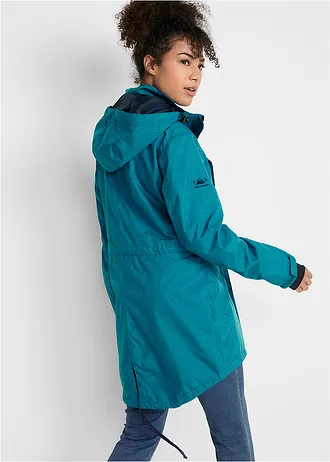 Parka technique imperméable • bleu océan chiné • Boutique bonprix