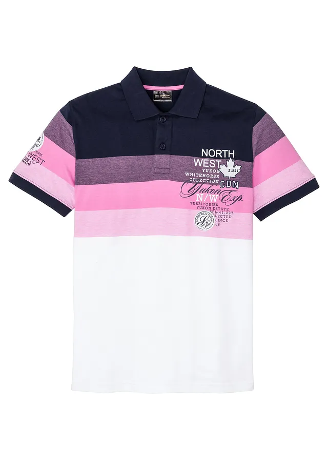 Bluză polo jerse din bumbac organic 100%, cu mâneci scurte
