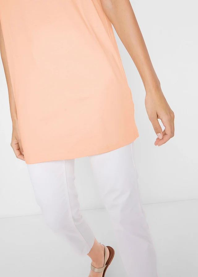 Lang basic T-shirt (set van 2) • indigo-licht perzik • product-page.page-title-suffix