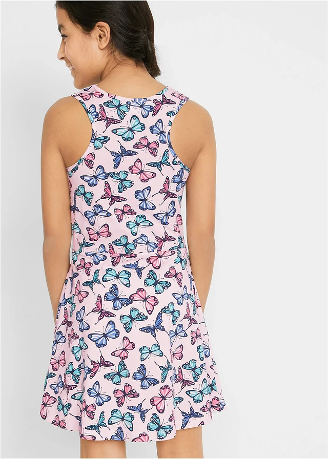 Robe en jersey 100% coton • rose clair imprimé • product-page.page-title-suffix