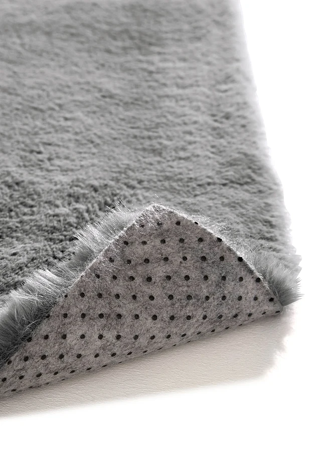 Badmat van bijzonder zacht materiaal, Kleur: zilverkleur