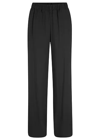 Pantaloni fără încheiere din viscoză subțire cu talie elastică