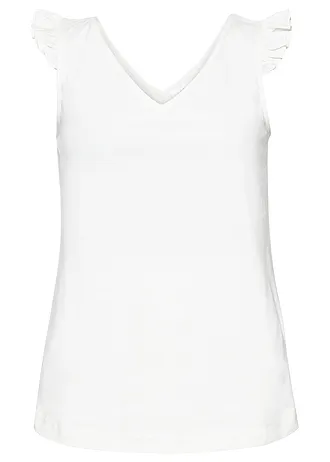 Top z čisté organické bavlny