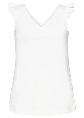 Top z čisté organické bavlny • přírodní bílá • bonprix obchod