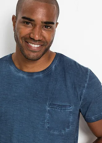 Tričko v sepraném vzhledu • tmavě modrá • bonprix obchod