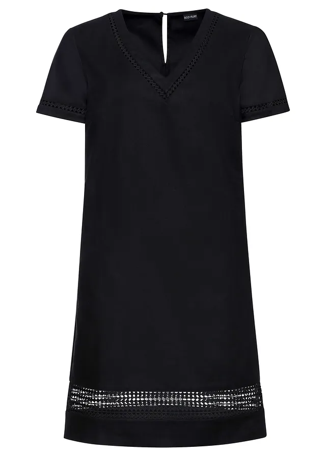 Rochie cu inserţie dantelă