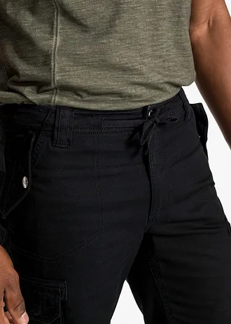 Cargo bermudy Regular Fit, z čisté bavlny • černá • bonprix obchod