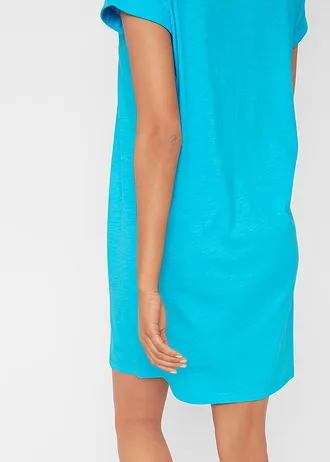 Robe en jersey 100% coton • bleu caraïbes • Boutique bonprix