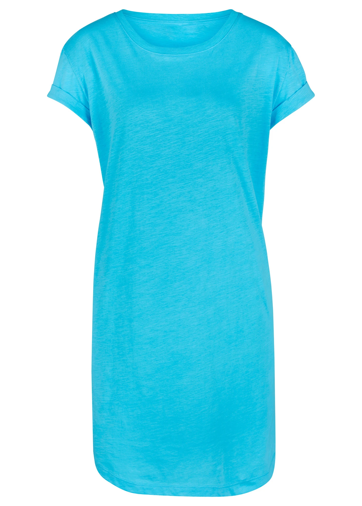 Jersey jurk met biologisch katoen • Caraïbisch blauw • bonprix online shop