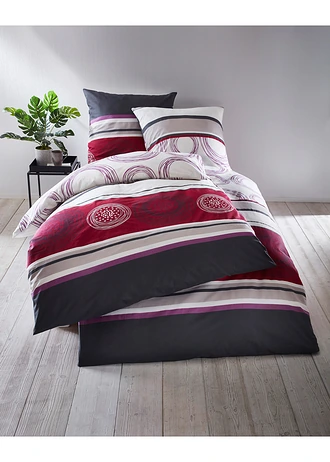 Linon dekbedovertrek • bessen • bonprix online shop