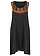 Žerzejové šaty na ramínka, barva: černá