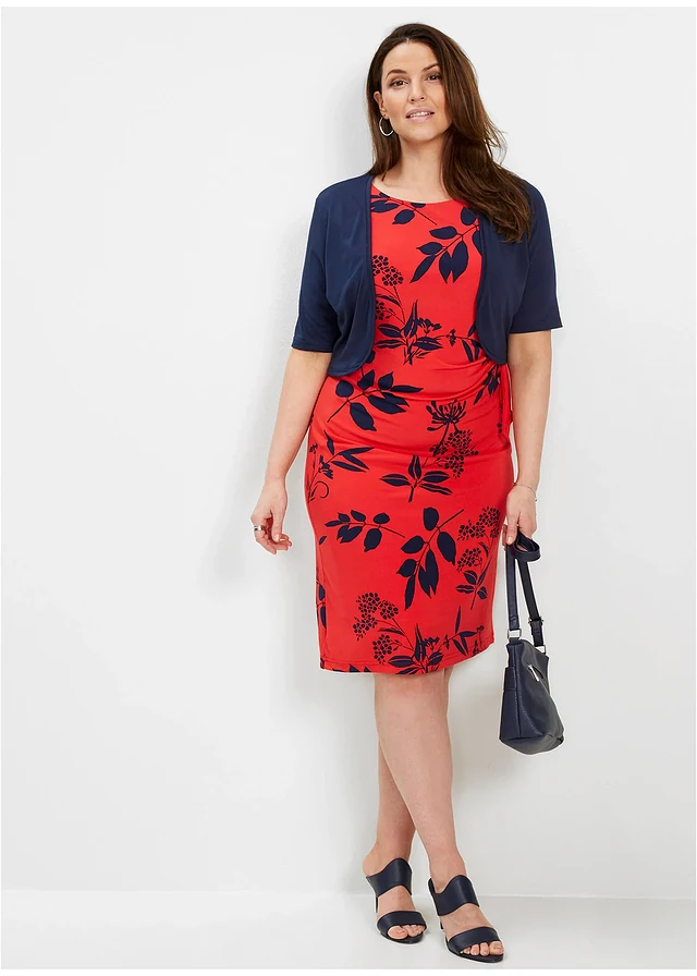 Shirt bolero, Kleur: donkerblauw