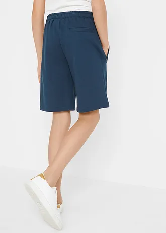 Teplákové bermudy z čisté organické bavlny • tmavě modrá • bonprix obchod