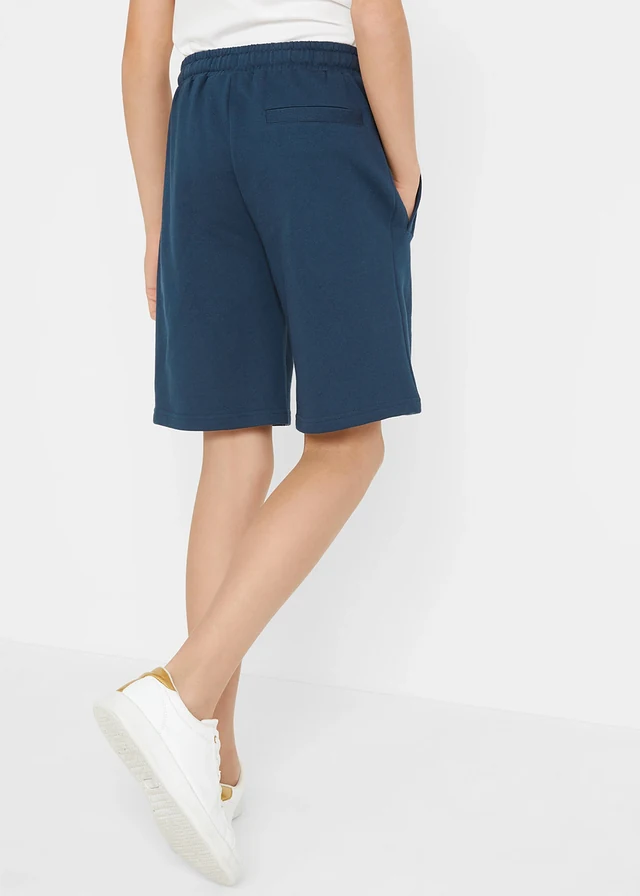 Bermuda garçon en molleton de coton • bleu foncé • product-page.page-title-suffix