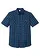 Chemise manches courtes 100% coton, Couleur: bleu foncé carreaux