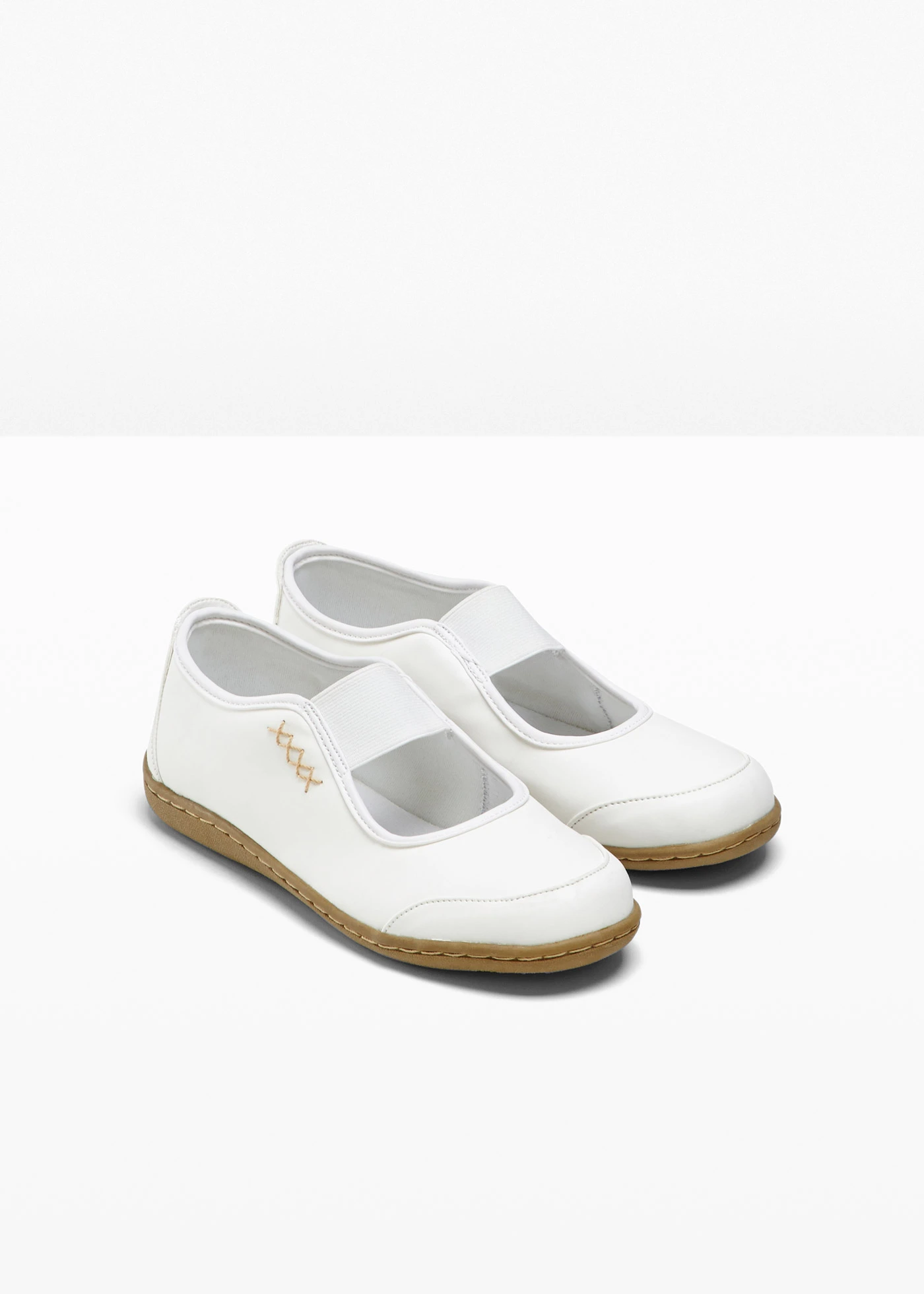 Pántos balerina • fehér • bonprix áruház