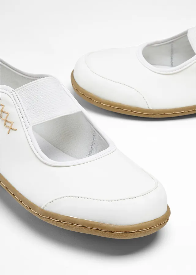 Mary-Janes, Kleur: wit