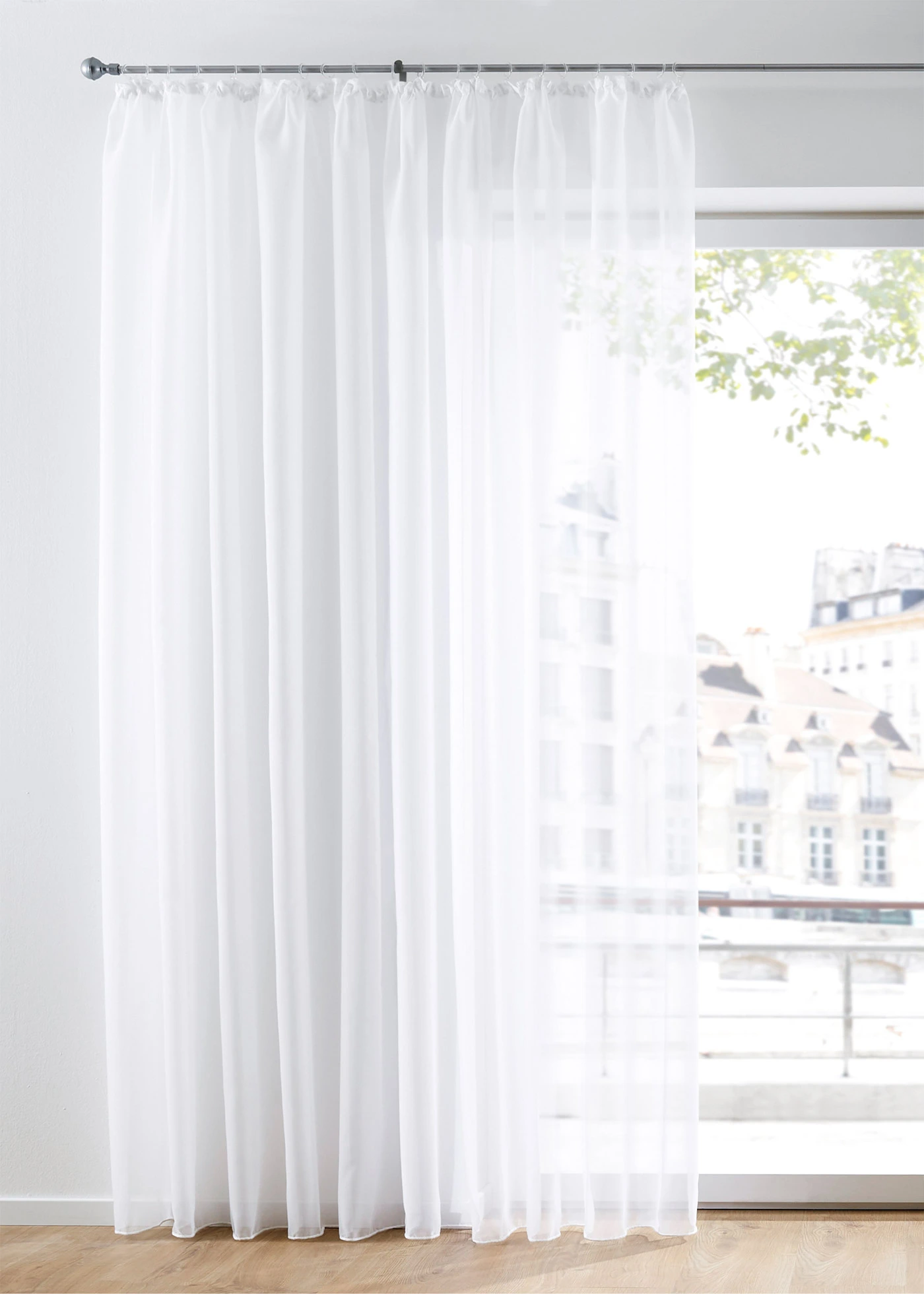 Rideau store uni • blanc • Boutique bonprix