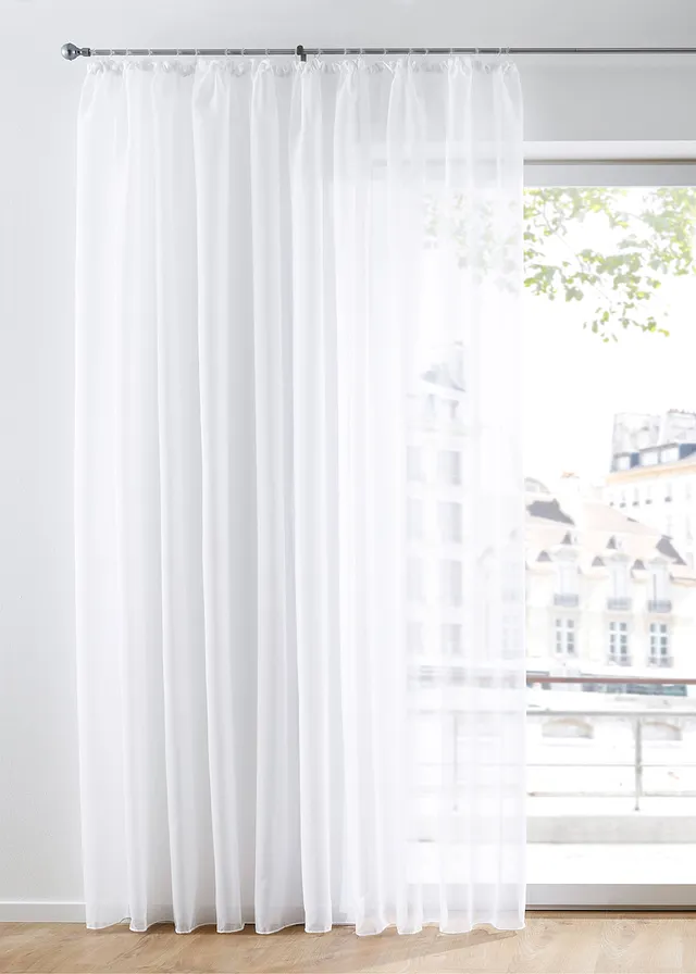 Rideau store uni • blanc • Boutique bonprix