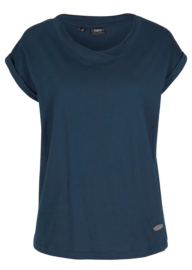 T-shirt coton avec manches papillon