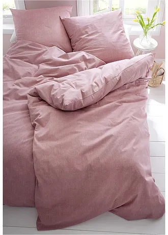 Parure de lit en linon • rose • Boutique bonprix