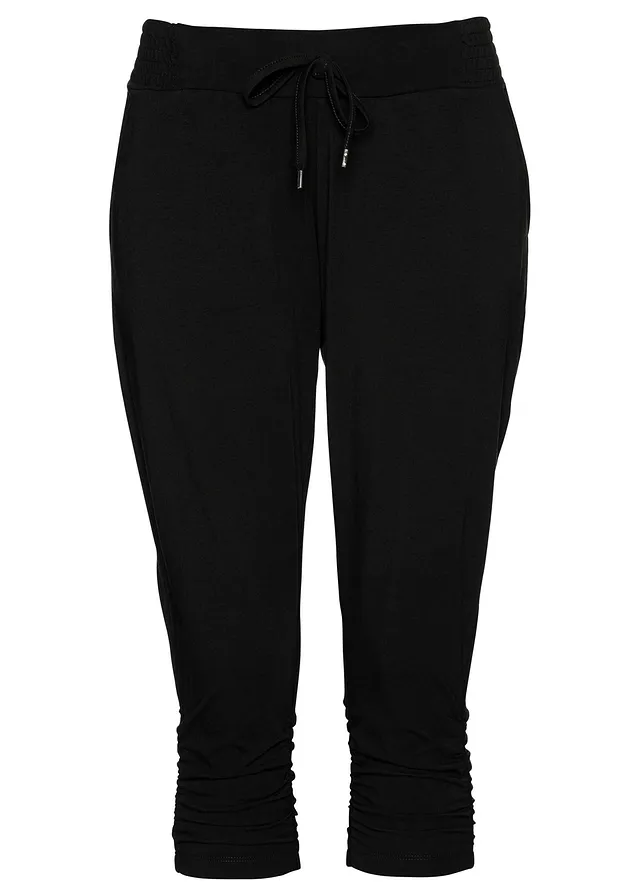 Pantaloni din jerse din amestec cu bumbac