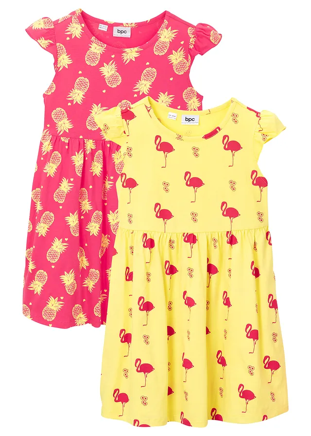 Rochie de jerse din bumbac organic 100% (set/2 buc.)