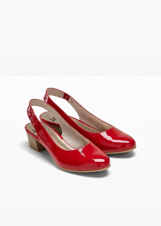 Jana slingback pumps in comfortabele wijdte • rood • product-page.page-title-suffix