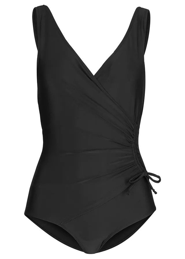 Costum de baie shape cu încrețitură și efect modelator ușor