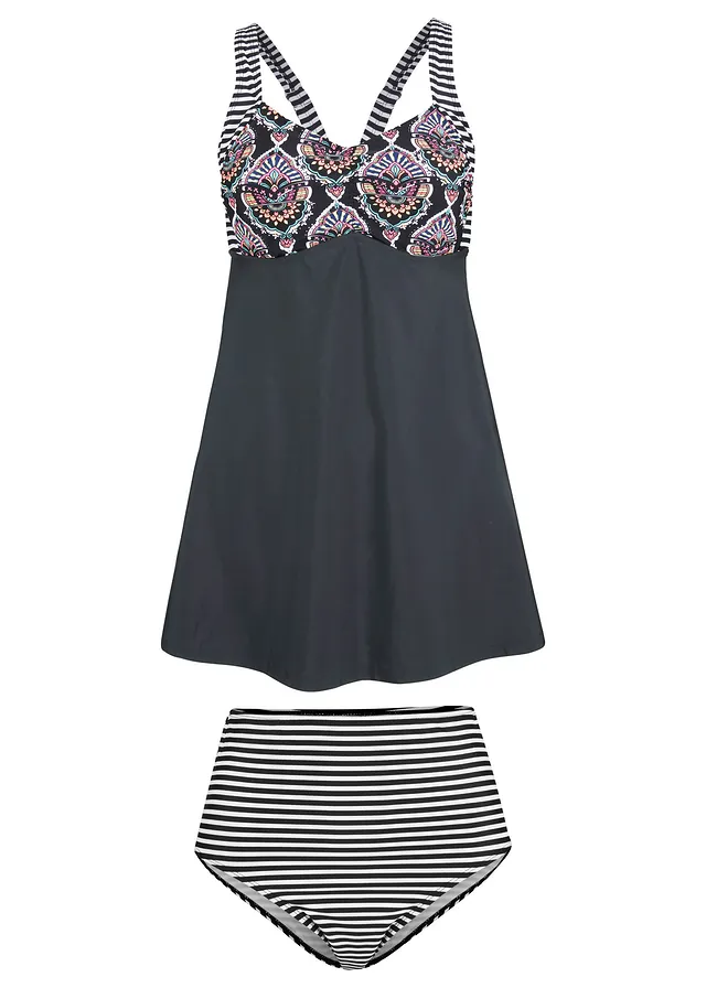 Dlhé tankiny (2-dielne), nohavičky s vysokým pásom