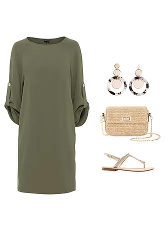 Teensandalen in gevlochten look • goudkleur • bonprix online shop