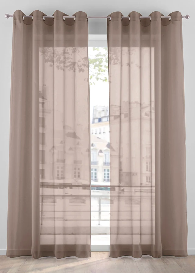 Voilage en tissu léger (1 pce)