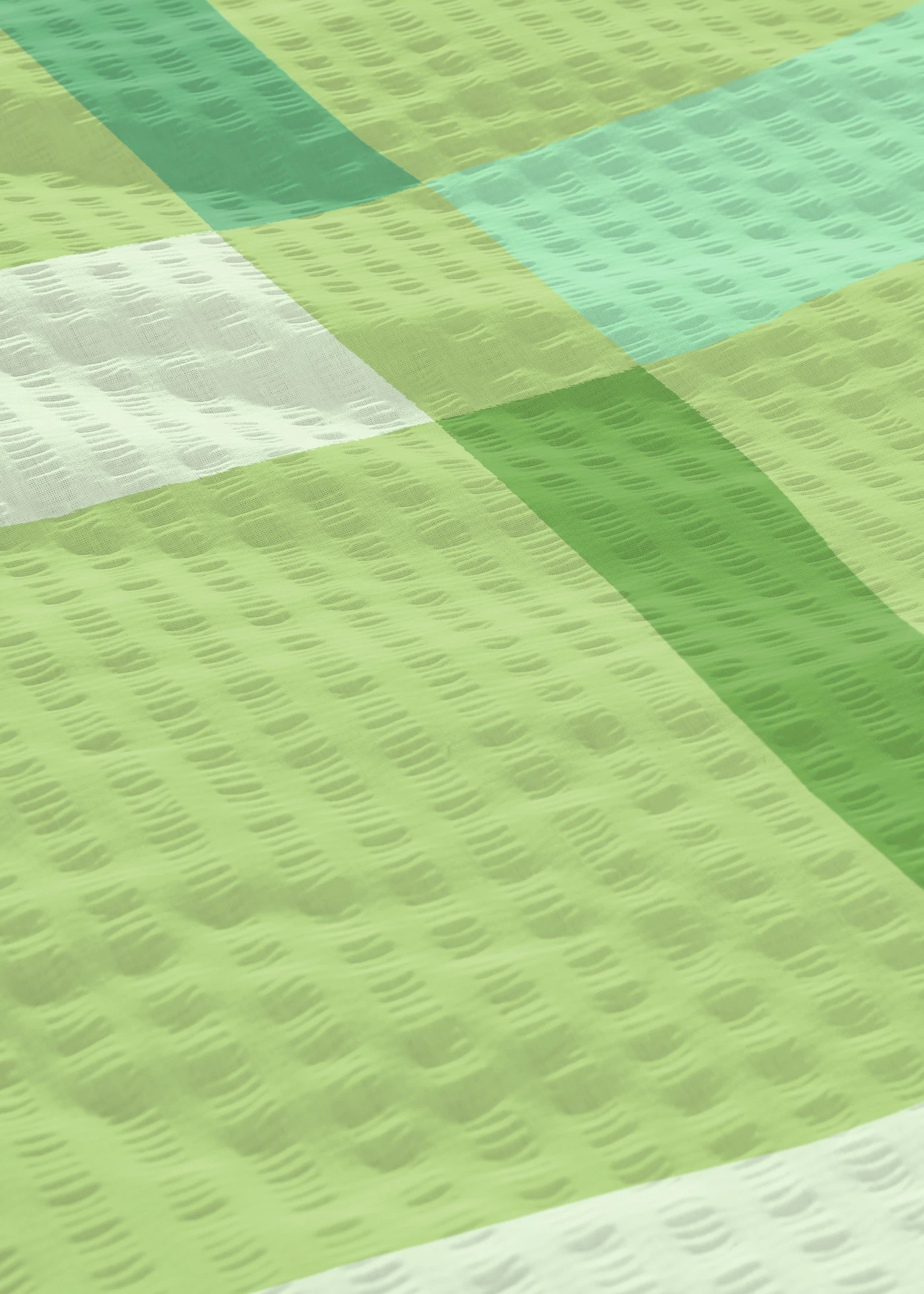 Lenjerie de pat din material seersucker • verde • magazin bonprix