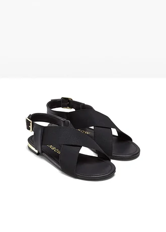Sandale, culoare: negru